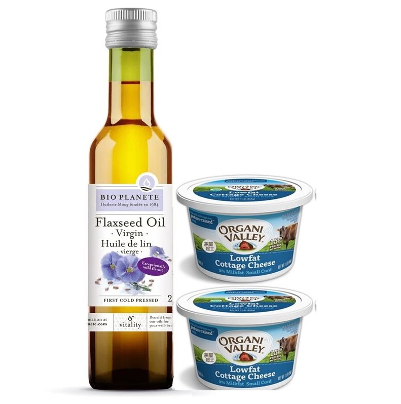 Organic Valley Cottage cheese 有機低脂茅屋起司2+1